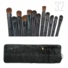 32 Piece Wooden Makeup Brushes - Image 8