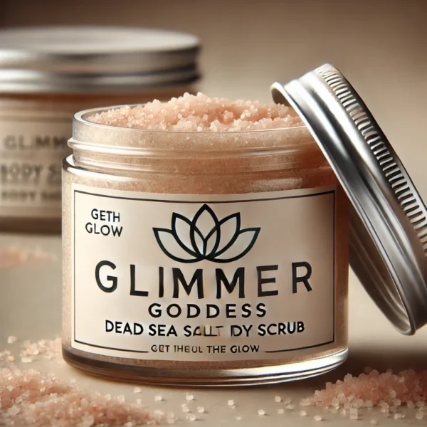 Organic Body Scrub with Dead Sea Salt & Shea Butter